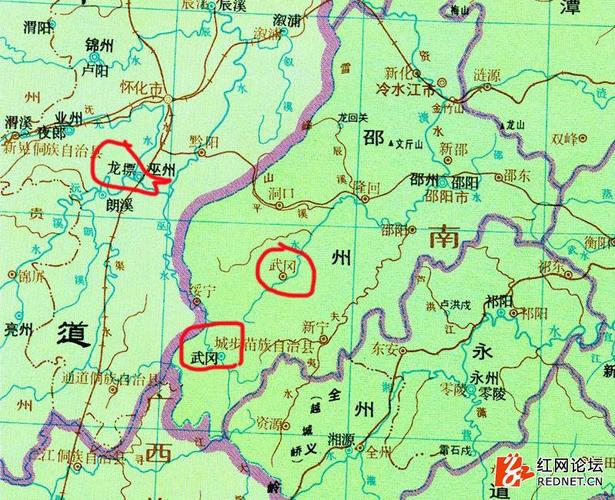 清朝湖广省宝庆府武刚州有哪些乡？武冈到稠树塘要多久