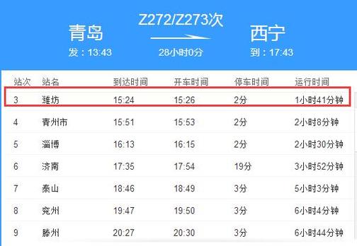 青岛到西宁的列车在商丘停车吗？西宁到商丘多久